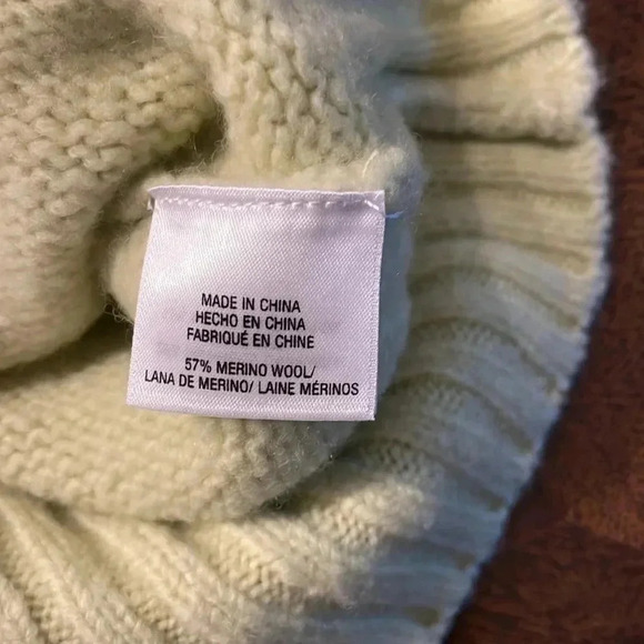 Favorite Daughter The William V-Neck Wool & Cashmere Blend Sweater S - Picture 8 of 9